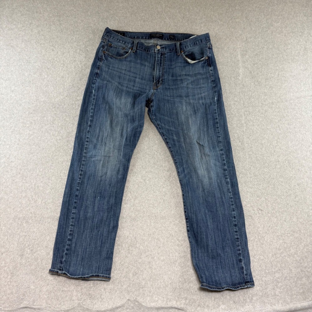 Lucky Brand 181 Relaxed Fit Jeans Mens 38x32 Blue Medium Wash Stretch Denim